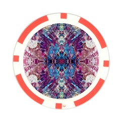 Abstract symmetry Poker Chip Card Guard from ArtsNow.com Front