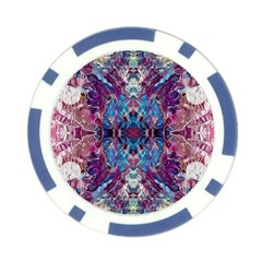 Abstract symmetry Poker Chip Card Guard from ArtsNow.com Front