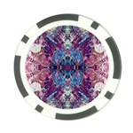 Abstract symmetry Poker Chip Card Guard