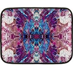 Abstract symmetry Fleece Blanket (Mini)