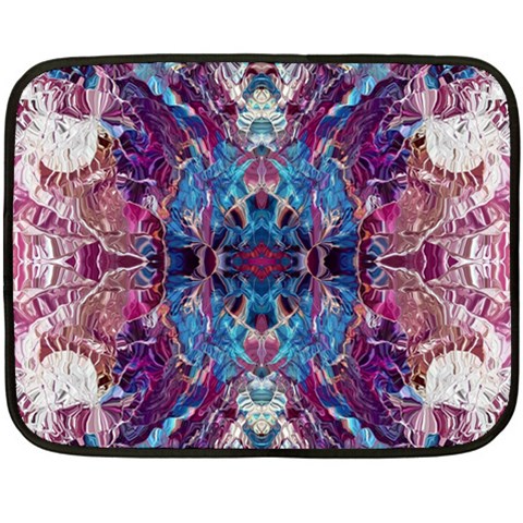 Abstract symmetry Two Sides Fleece Blanket (Mini) from ArtsNow.com 35 x27  Blanket Back