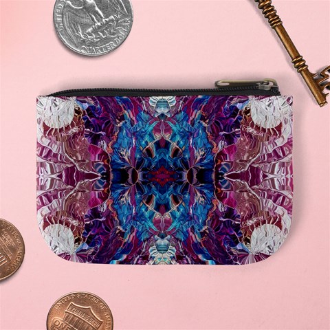 Abstract symmetry Mini Coin Purse from ArtsNow.com Back