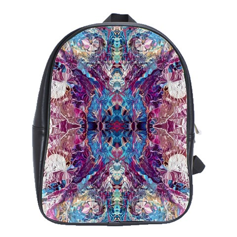 Abstract symmetry School Bag (Large) from ArtsNow.com Front