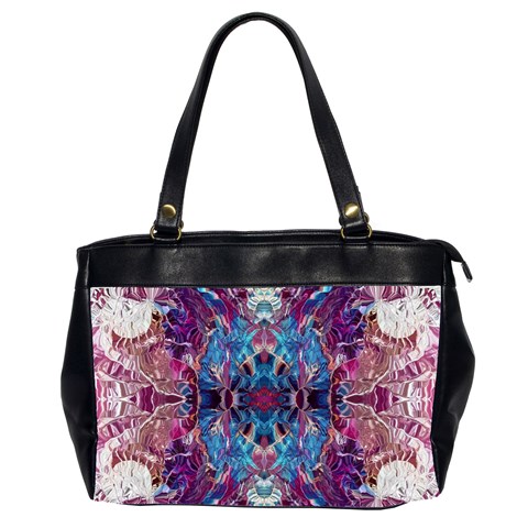 Abstract symmetry Oversize Office Handbag (2 Sides) from ArtsNow.com Front