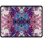 Abstract symmetry Fleece Blanket (Large)