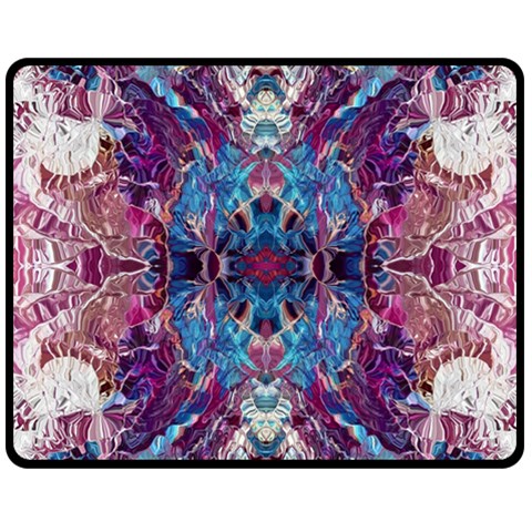 Abstract symmetry Fleece Blanket (Medium) from ArtsNow.com 60 x50  Blanket Front