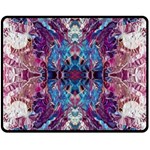 Abstract symmetry Fleece Blanket (Medium)