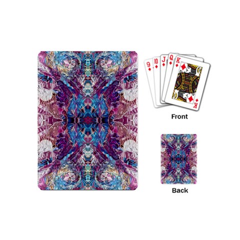 Abstract symmetry Playing Cards Single Design (Mini) from ArtsNow.com Back