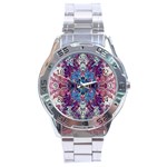 Abstract symmetry Stainless Steel Analogue Watch