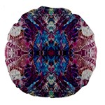 Abstract symmetry Large 18  Premium Round Cushions