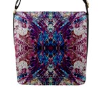 Abstract symmetry Flap Closure Messenger Bag (L)