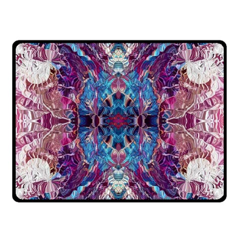 Abstract symmetry Two Sides Fleece Blanket (Small) from ArtsNow.com 45 x34  Blanket Front