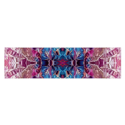 Abstract symmetry Oblong Satin Scarf (16  x 60 ) from ArtsNow.com Front