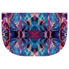 Abstract symmetry Make Up Case (Large) from ArtsNow.com Side Right