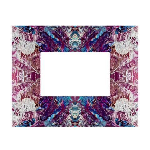 Abstract symmetry White Tabletop Photo Frame 4 x6  from ArtsNow.com Front