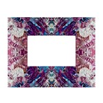 Abstract symmetry White Tabletop Photo Frame 4 x6 