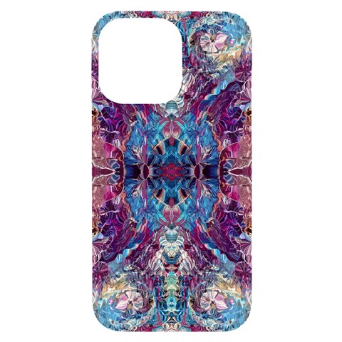 Abstract symmetry iPhone 14 Pro Max Black UV Print Case from ArtsNow.com Front