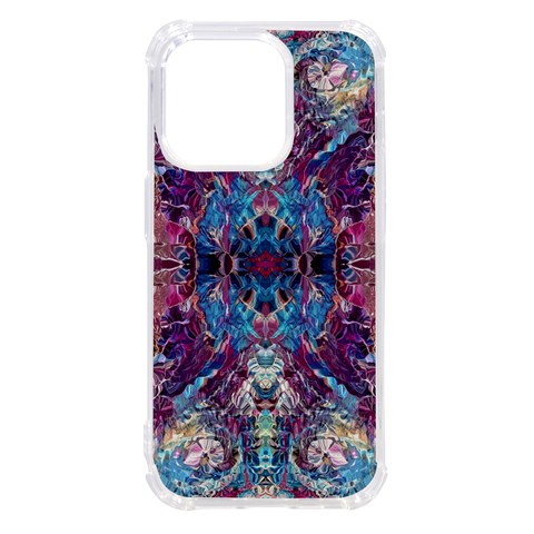 Abstract symmetry iPhone 14 Pro TPU UV Print Case from ArtsNow.com Front