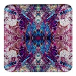 Abstract symmetry Square Glass Fridge Magnet (4 pack)