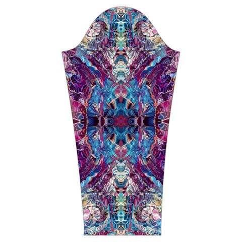 Abstract symmetry Women s Cut Out Long Sleeve T Sleeve Left