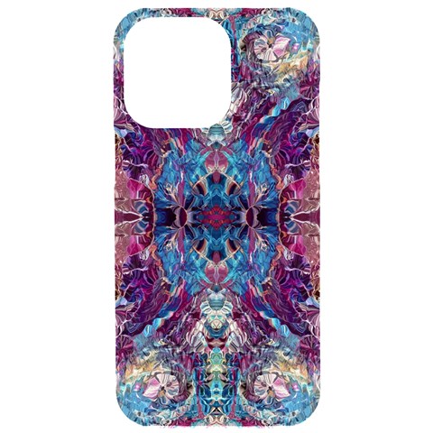 Abstract symmetry iPhone 15 Pro Max Black UV Print PC Hardshell Case from ArtsNow.com Front