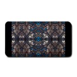 Ornate baroque floral pattern print Medium Bar Mat