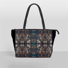 Ornate baroque floral pattern print Classic Shoulder Handbag from ArtsNow.com Front