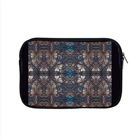 Ornate baroque floral pattern print Apple MacBook Pro 15  Zipper Case from ArtsNow.com Front