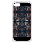 Ornate baroque floral pattern print iPhone SE