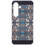 Ornate baroque floral pattern print Samsung Galaxy S24 6.2 Inch Black TPU UV Case