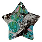 Marbling Mono Blend  Ornament (Star)