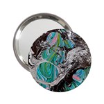 Marbling Mono Blend  2.25  Handbag Mirrors