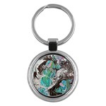 Marbling Mono Blend  Key Chain (Round)