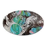 Marbling Mono Blend  Oval Magnet