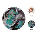 Marbling Mono Blend  Playing Cards Single Design (Round)