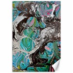 Marbling Mono Blend  Canvas 12  x 18 