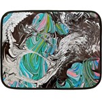 Marbling Mono Blend  Two Sides Fleece Blanket (Mini)