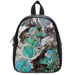 Marbling Mono Blend  School Bag (Small)