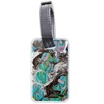 Marbling Mono Blend  Luggage Tag (two sides)