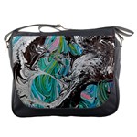 Marbling Mono Blend  Messenger Bag