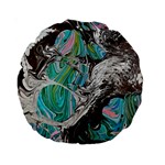 Marbling Mono Blend  Standard 15  Premium Round Cushions