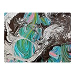 Marbling Mono Blend  Two Sides Premium Plush Fleece Blanket (Mini)