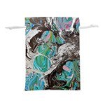 Marbling Mono Blend  Lightweight Drawstring Pouch (M)