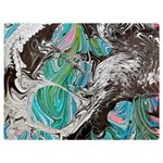 Marbling Mono Blend  Premium Plush Fleece Blanket (Extra Small)