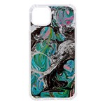 Marbling Mono Blend  iPhone 14 Plus TPU UV Print Case