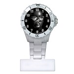 Cool Afro Beauty Portrait Illustration (AI+Human) Plastic Nurses Watch