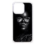 Cool Afro Beauty Portrait Illustration (AI+Human) iPhone 13 Pro TPU UV Print Case