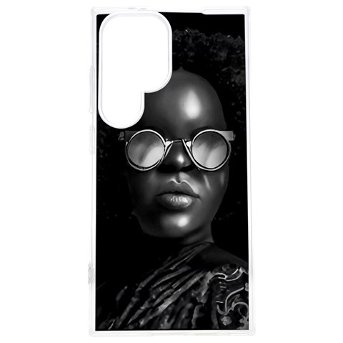 Cool Afro Beauty Portrait Illustration (AI+Human) Samsung Galaxy S24 Plus 6.7 Inch TPU UV Case from ArtsNow.com Front