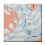 Pattern Plants Leaves Nature Tile Coaster