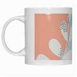 Pattern Plants Leaves Nature White Mug